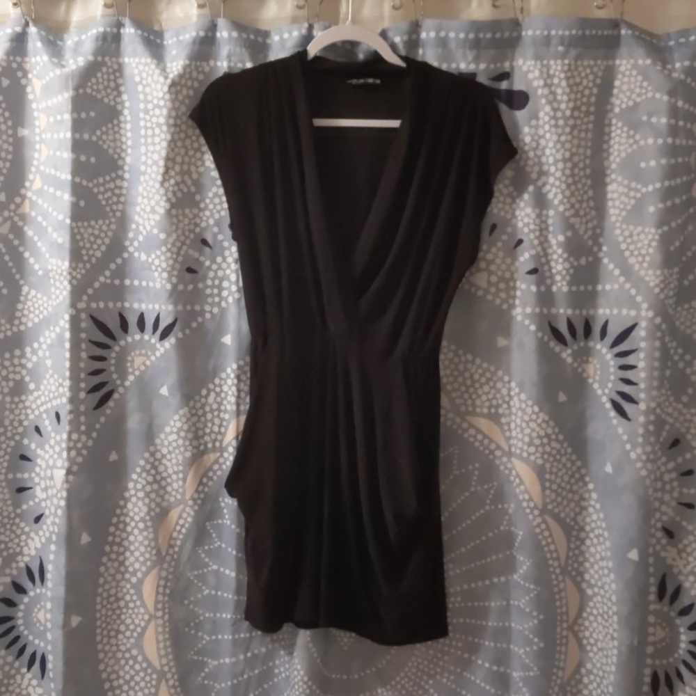 Black mini dress
